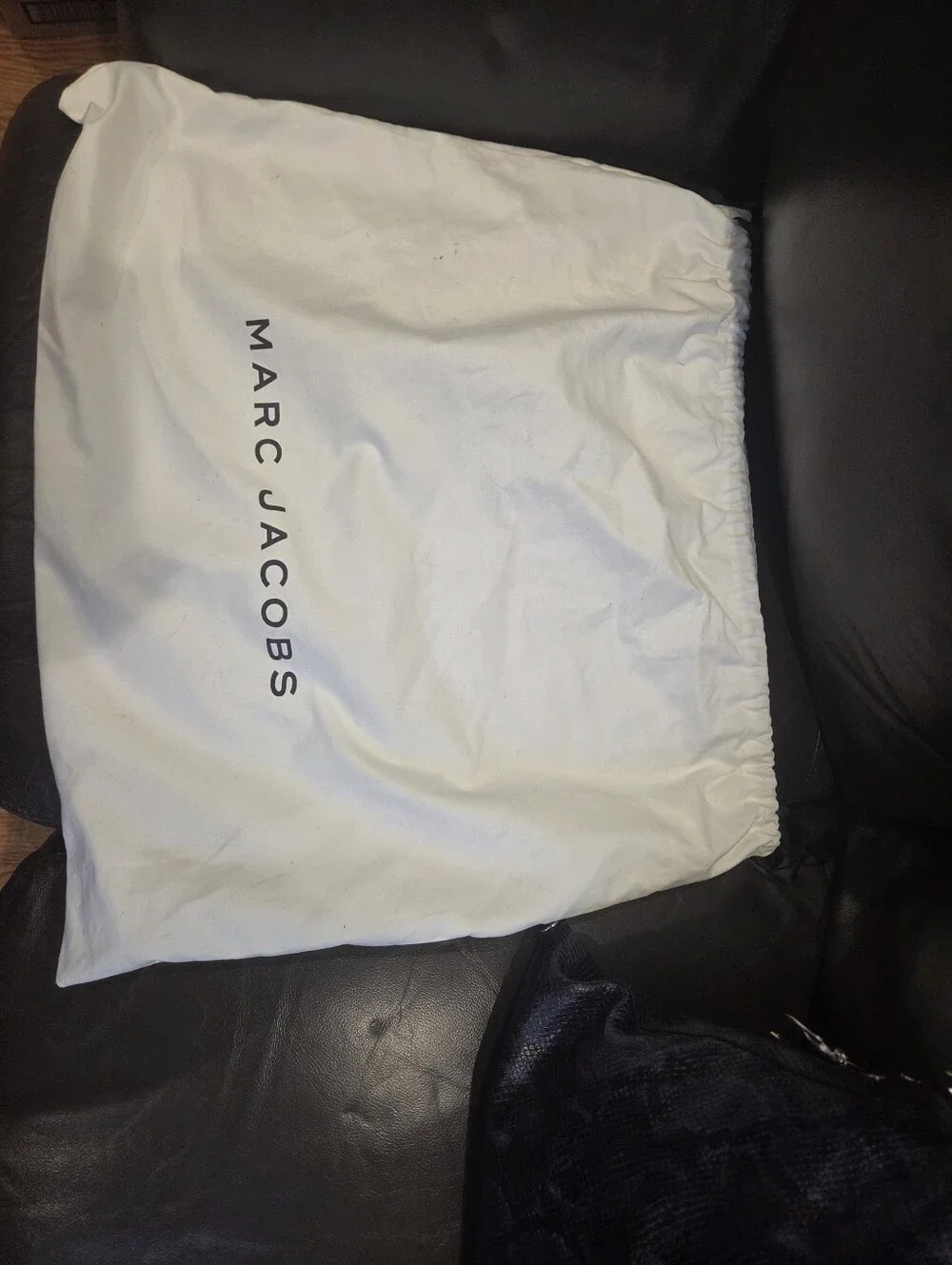 Marc Jacobs Navy Blue Embellished Tote with Mixed Charms